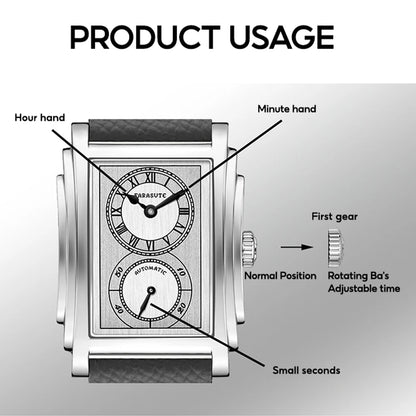 FARASUTE Luxury Fully Automatic Mechanical Men's Watch Seagull Sports Sapphire Stainless Steel Doctor Wristwatch reloj hombre 