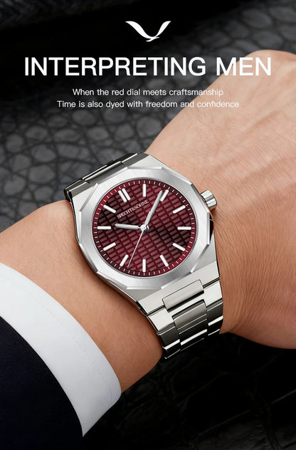 New 2026 Fashion Rare Specht & Söhne Men's Watch Ultrathin 38MM Steel Sapphire Crystal VH31 Quartz Wristwatch Relogio Masculino