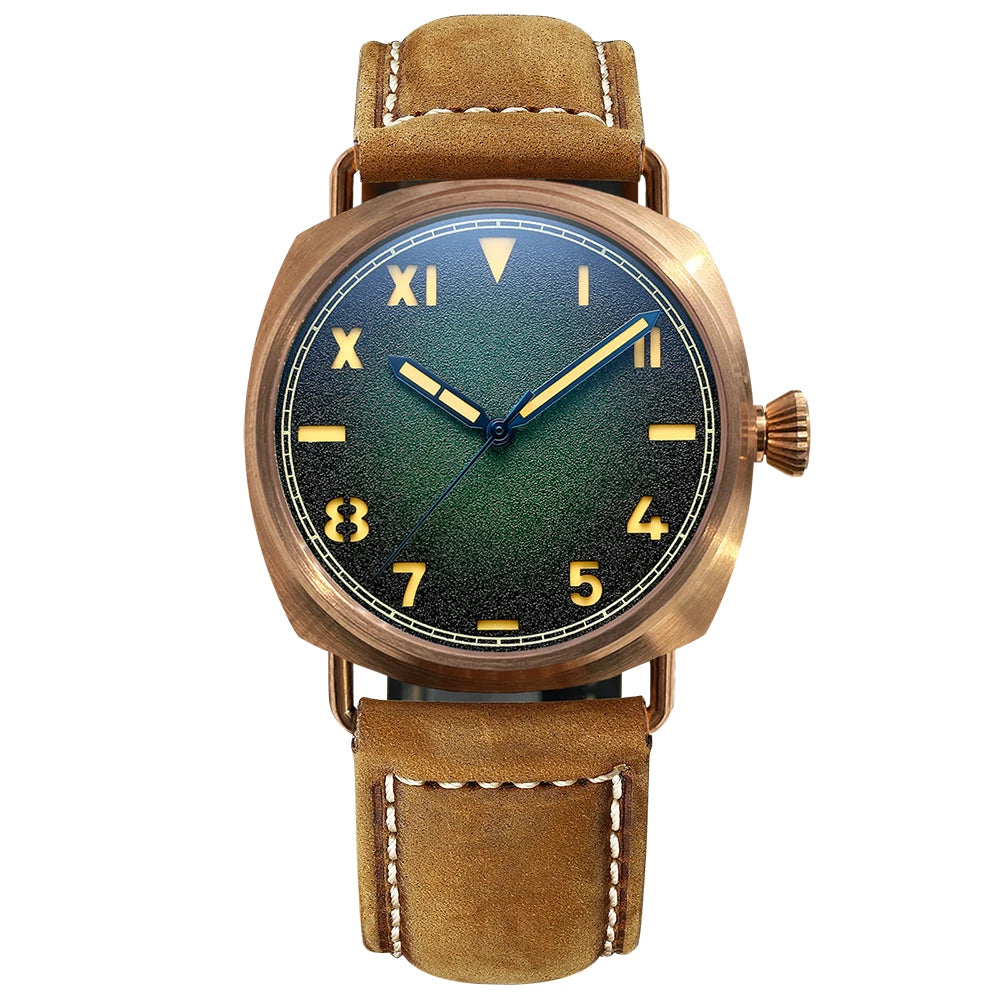 STEELFLIER Official SF760S Luxury Bronze Mechanical Watch NH35 Movement Sapphire Crystal Swiss Luminous 20Bar Waterproof Wristwatch