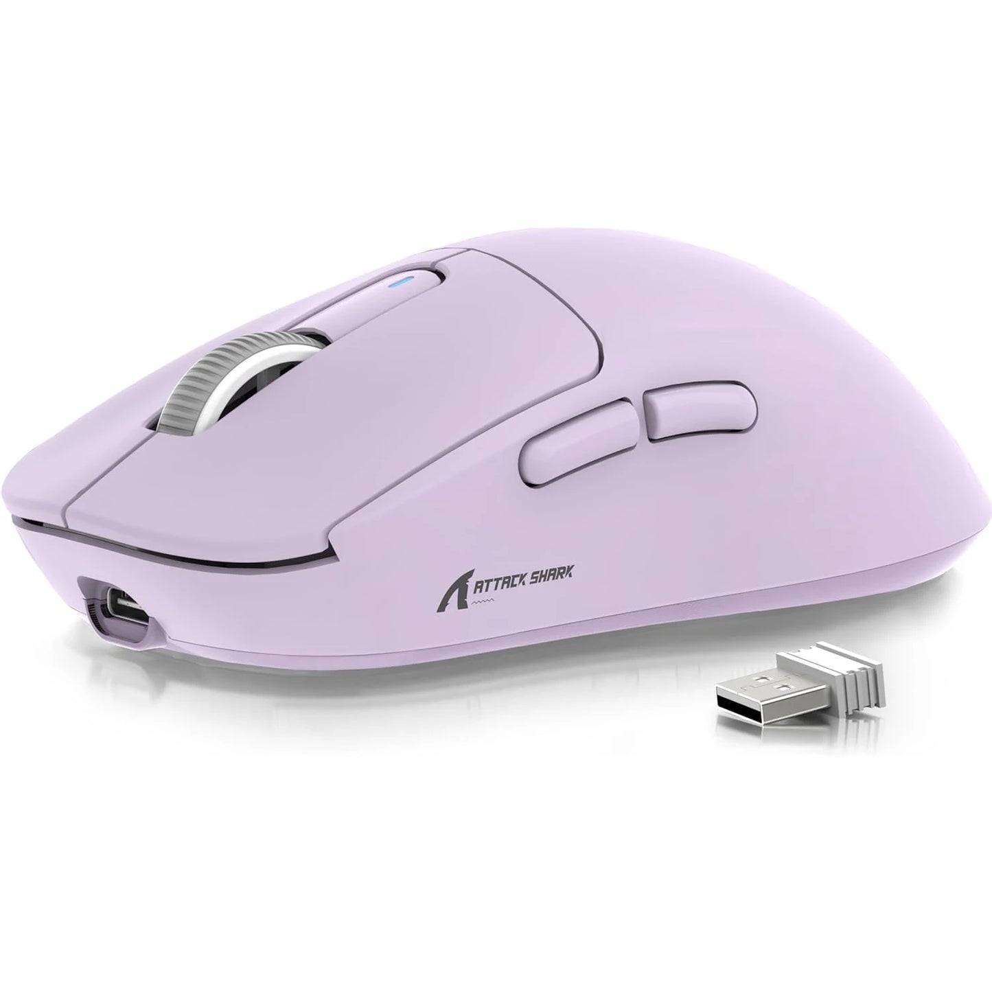 Ratón gaming inalámbrico ATTACK SHARK X3 PixArt PAW3395 49g SUPERLIGHT, BT/2.4G inalámbrico/con cable, 6 DPI ajustables hasta 26000