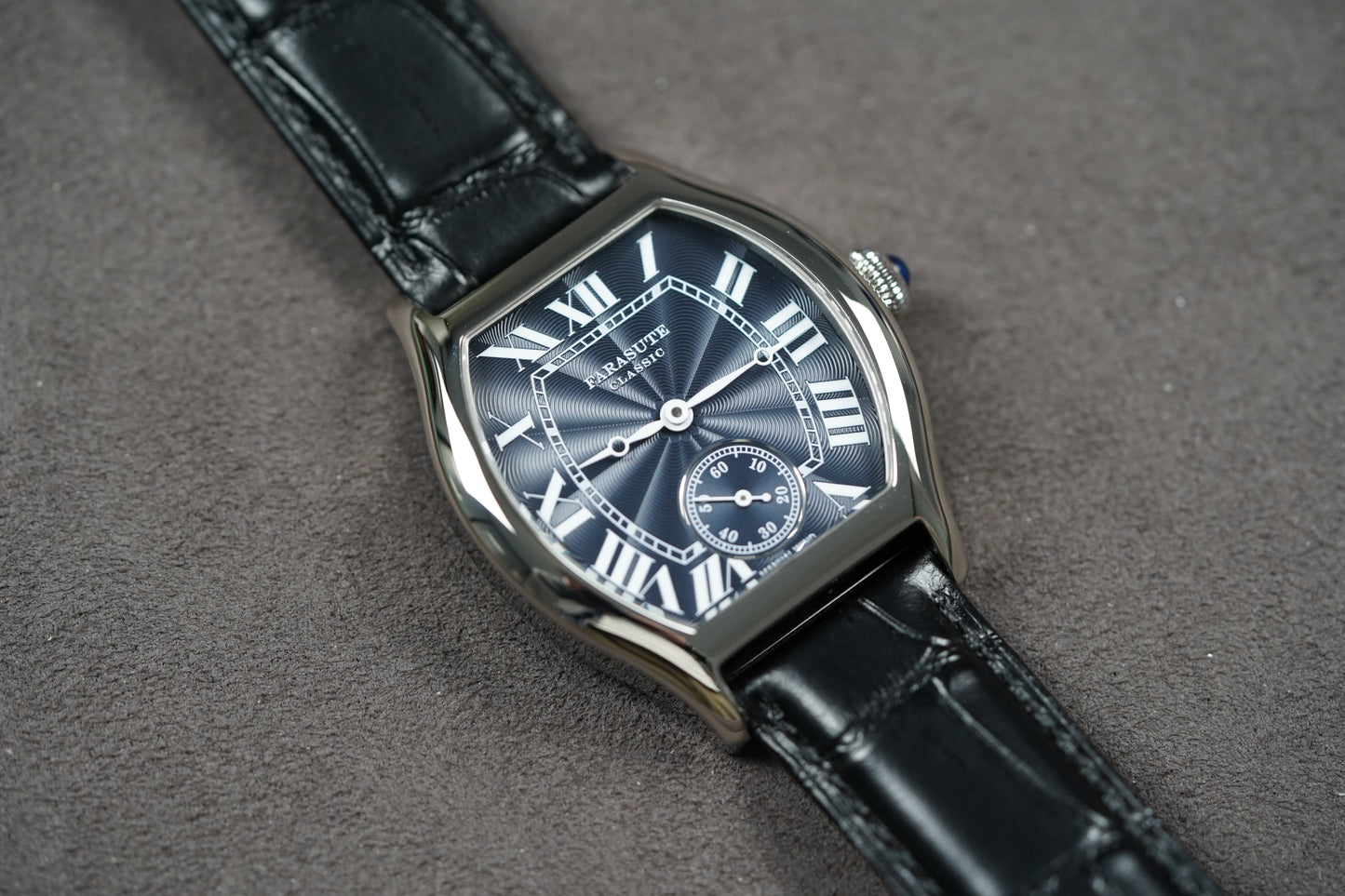 FARASUTE New Classic Hangzhou Customized Movement Manual Mechanical Watch Men's Sapphire Crystal Small Second 50m Waterproof Watch