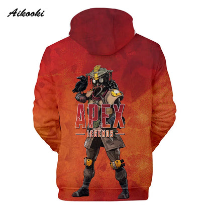 Personality 3D Printed Game Apex Legends Hoodies Sweatshirts Men Women High Quality Hoody Game Long Sleeve Plus Size Hoodies