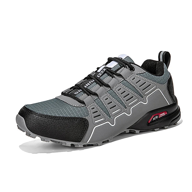 Men's Hiking Shoes Waterproof All-Terrain Outdoor Sneakers Non-Slip for Trekking Camping Tactical Training Outdoor Cycling