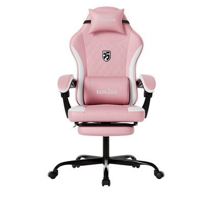 SUKIDA Gaming Chair High Back Ergonomic Computer Chair With Footrest Reclining Adult Comfortable Office Chair 