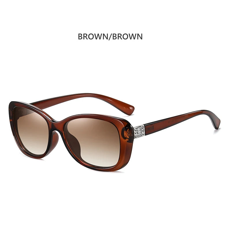 New Luxury Brand Diamond Gradient lens Sunglasses Women Polarized Glasses Driving Anti-glare Sun Glasses oculos de sol feminino