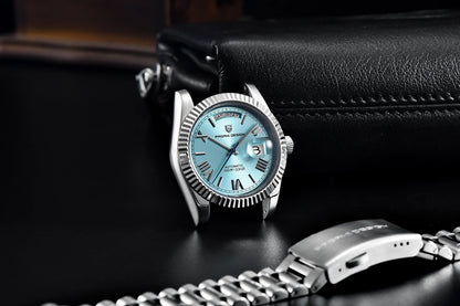 PAGANI DESIGN 2026 Neue DD36 Herrenuhr, Top-Marke, luxuriöse mechanische Automatikuhr für Herren, AR-Saphir-Armbanduhr für Herren, 10Bar ST16