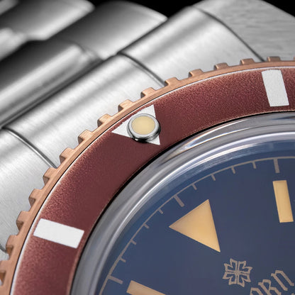 Thorn T028 Bronze Dive Watch PT5000 Automatic Movement Mechanical Watches Aluminum Bezel Sapphire 37mm Men Wristwatch