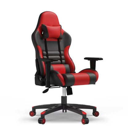 Chaise de jeu PC gamer moderne de luxe avec repose-pieds inclinable, chaise de jeu de course