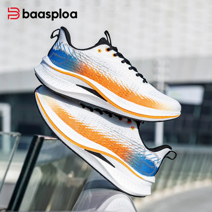 Baasploa moški tekaški čevlji za profesionalni trening, ženski čevlji z ogljikovo ploščo, mrežasti, dihalni superge, moški lahki unisex športni čevlji