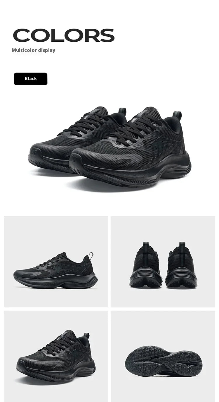 XTEP Running Shoes Men's 2025 Summer Mesh Breathable Comfortable Wear-Resistant Sports Shoes, Commuting Casual Shoes 875319110025