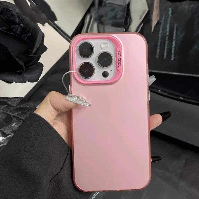 COD Call Of Duty G-Ghosts Phone Case For iPhone 16,15,14,13,12,11,Mini,Pro,MAX Pink Matte Silicone Cover