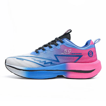 Brand Men's Carbon Plate Running Shoes Soft Cushion Shock Absorbing Sports Shoes Unisex Sneakers Light Anti-Slip Training Shoes