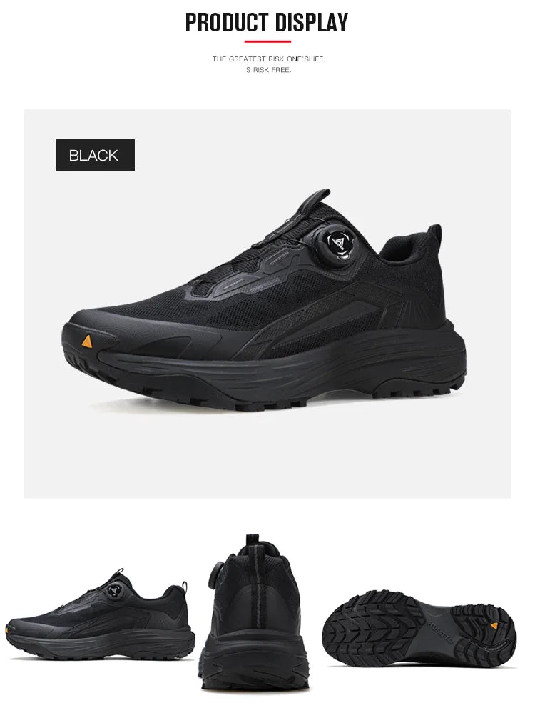HUMTTO Men's Breathable Hiking Sneakers Non-slip Casual Running Shoes Outdoor Climbing Sneakers Designer Trekking Boots