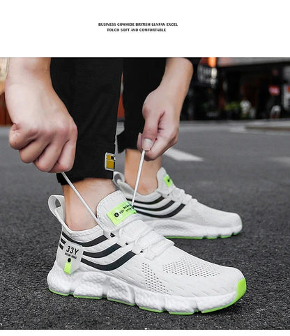 Trend dihalni moški športni čevlji za pomlad in jesen Tenis Masculino Zapatillas Hombre modni tekaški čevlji