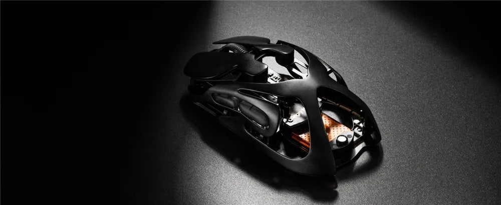 Angry Miao Infinity Gaming Wireless Mouse Metal Ultralight PAW3950 30K DPI Tri-Mode 8K Gaming Mouse with Hot-Swappable Switches
