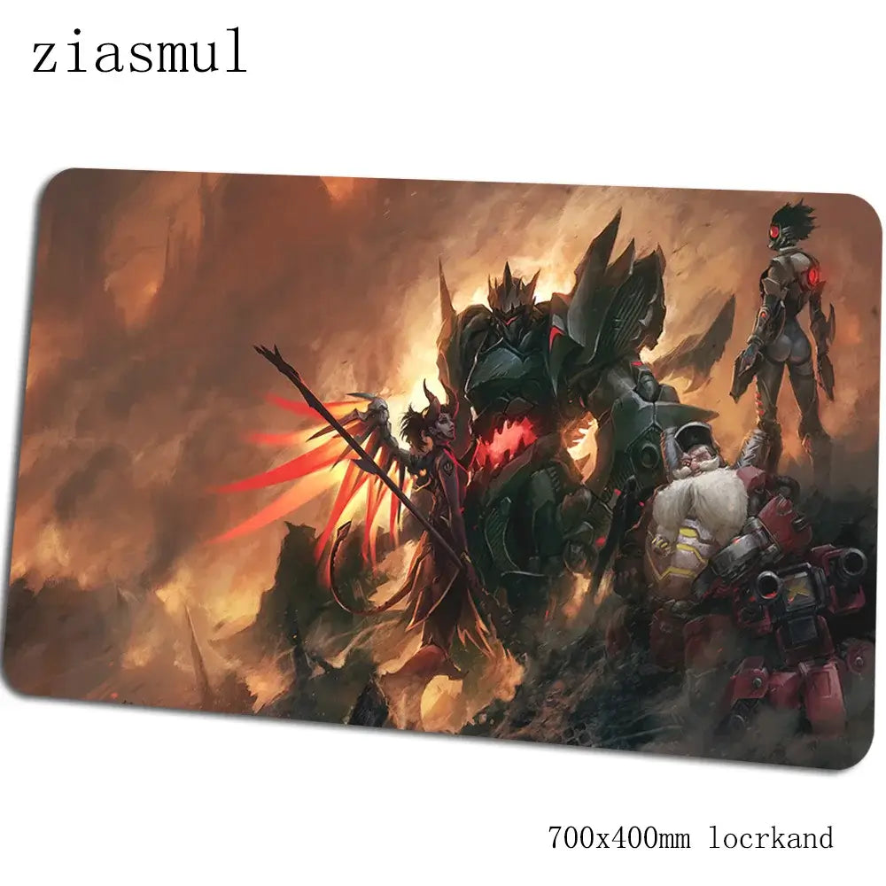 overwatch mouse pad Gorgeous Computer mat 70x40cm gaming mousepad large xl padmouse keyboard games pc gamer desk