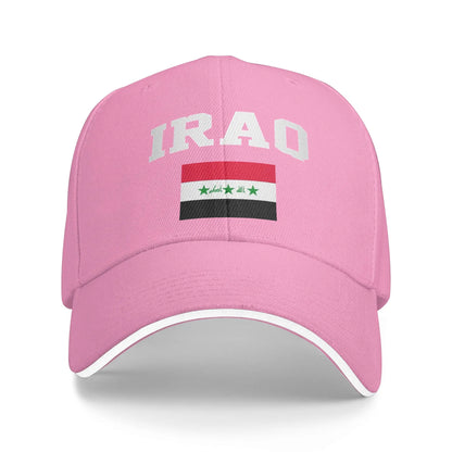 Women Men Iraq Flag Iraqi Outdoor Hat  Sun Cap Casual Baseball Cap Sunscreen Hats