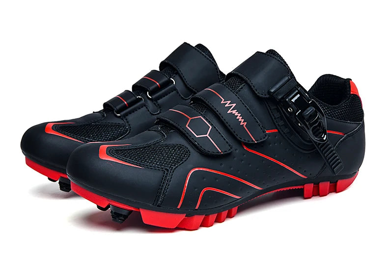 Pantofi de mountain bike pentru bărbați, pantofi de ciclism cu cataramă rapidă, compatibili cu pedalele cu sistem SPD, pentru interior și exterior, pantofi MTB pentru femei