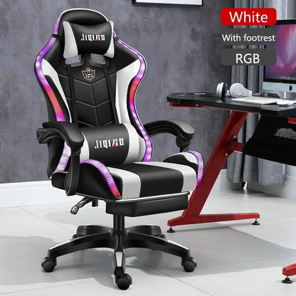 High quality gaming chair RGB light office chair gamer computer Ergonomic swivel chair Massage Recliner New gamer chairs