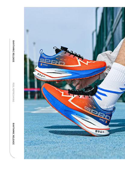 Casual Running Shoes Men Marathon Sports Carbon Board Breathable Lightweight Women's Comfortable Athletic Nonskid Sneakers 2026