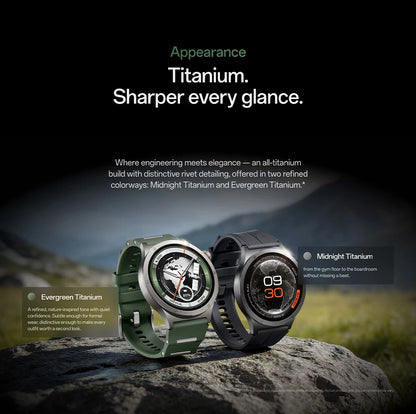 Global version OnePlus Watch 4 Smartwatch 1.5 inches Wear OS by Google Snapdragon W5 up to 16 days Google Wallet Chat with Google Gemini