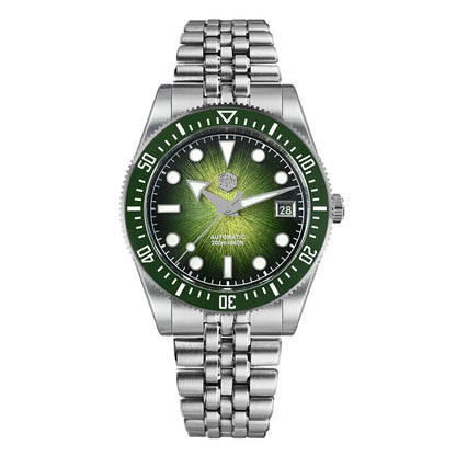 San Martin 37.5mm 40mm Men Diver Watch Miyota 9015 Enamel Dial Luxury Automatic Mechanical Wristwatch Waterproof 200m SN0148