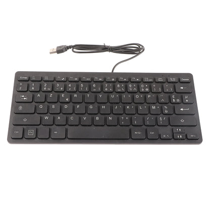 78 Keys Russian French German Keyboard Ergonomic Design UltraThin Mini Durable USB Wired Mechanical Keyboard for PC Laptops