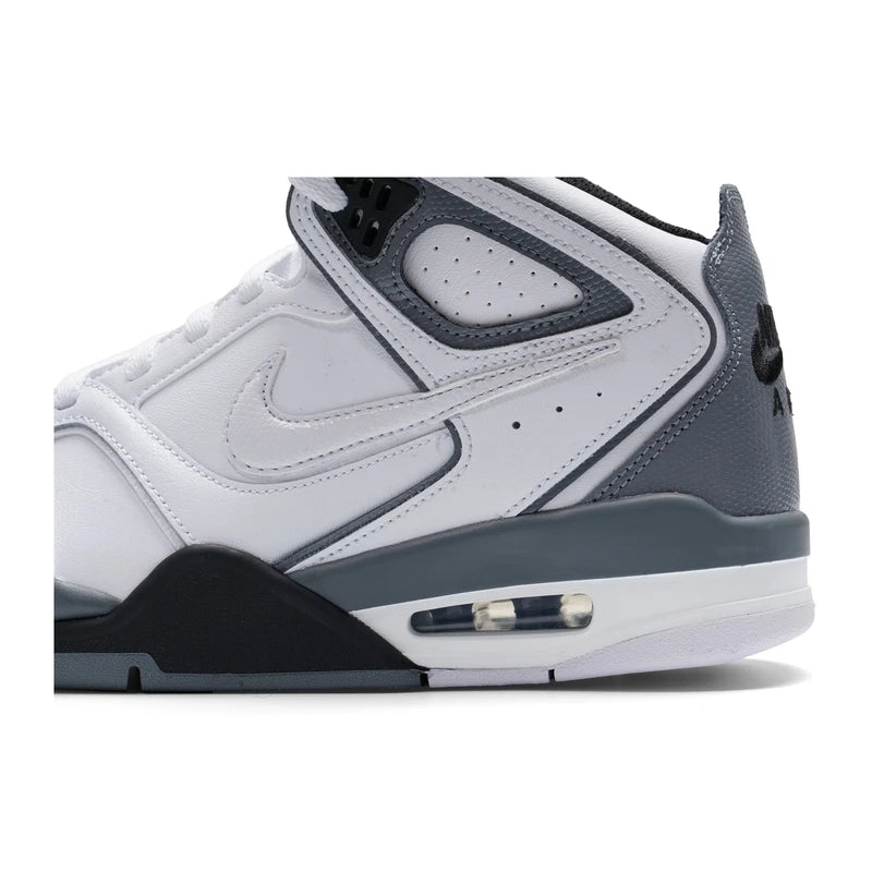Nike Air Flight Falcon 397204-102, baskets de basketball rétro pour hommes, chaussures montantes en cuir avec coussin d'air, chaussures de ville.