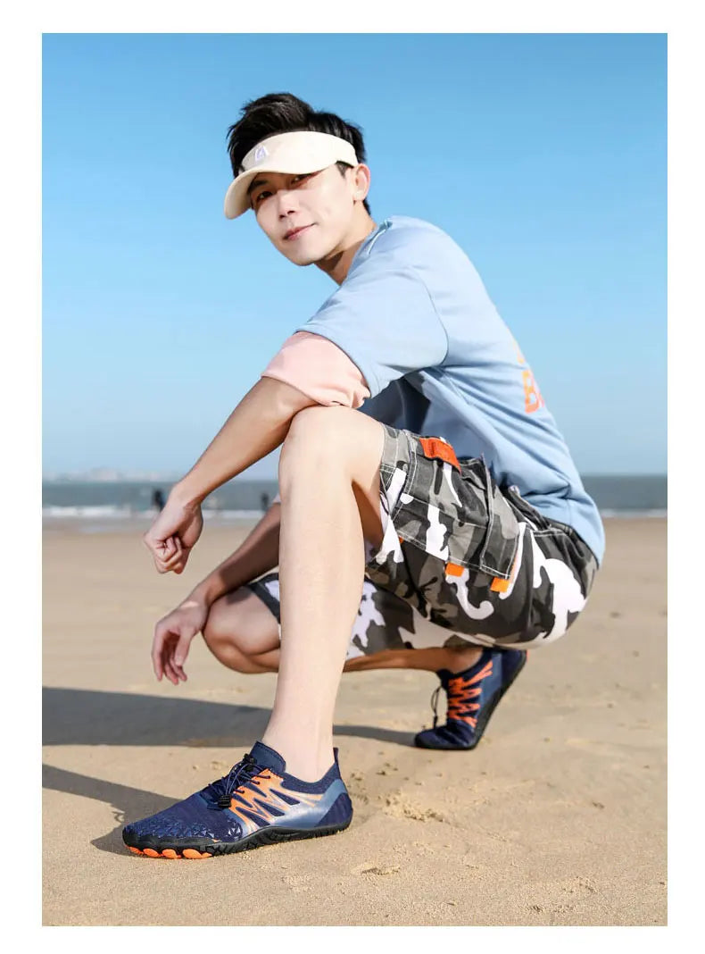 EOCENE Uomo Donna Scarpe acquatiche per sport all'aperto a piedi nudi: ad asciugatura rapida, per spiaggia, nuoto, fitness, guado, escursionismo, ciclismo, scarpe da ginnastica acquatiche
