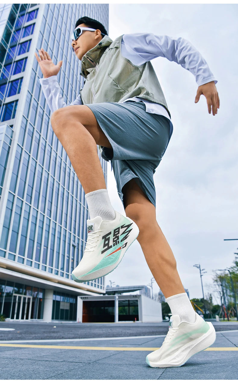 Pánské sportovní tenisky z uhlíkových vláken, speciální, prodyšné, lehké, dámské, pohodlné, sportovní, protiskluzové, maratonské běžecké boty