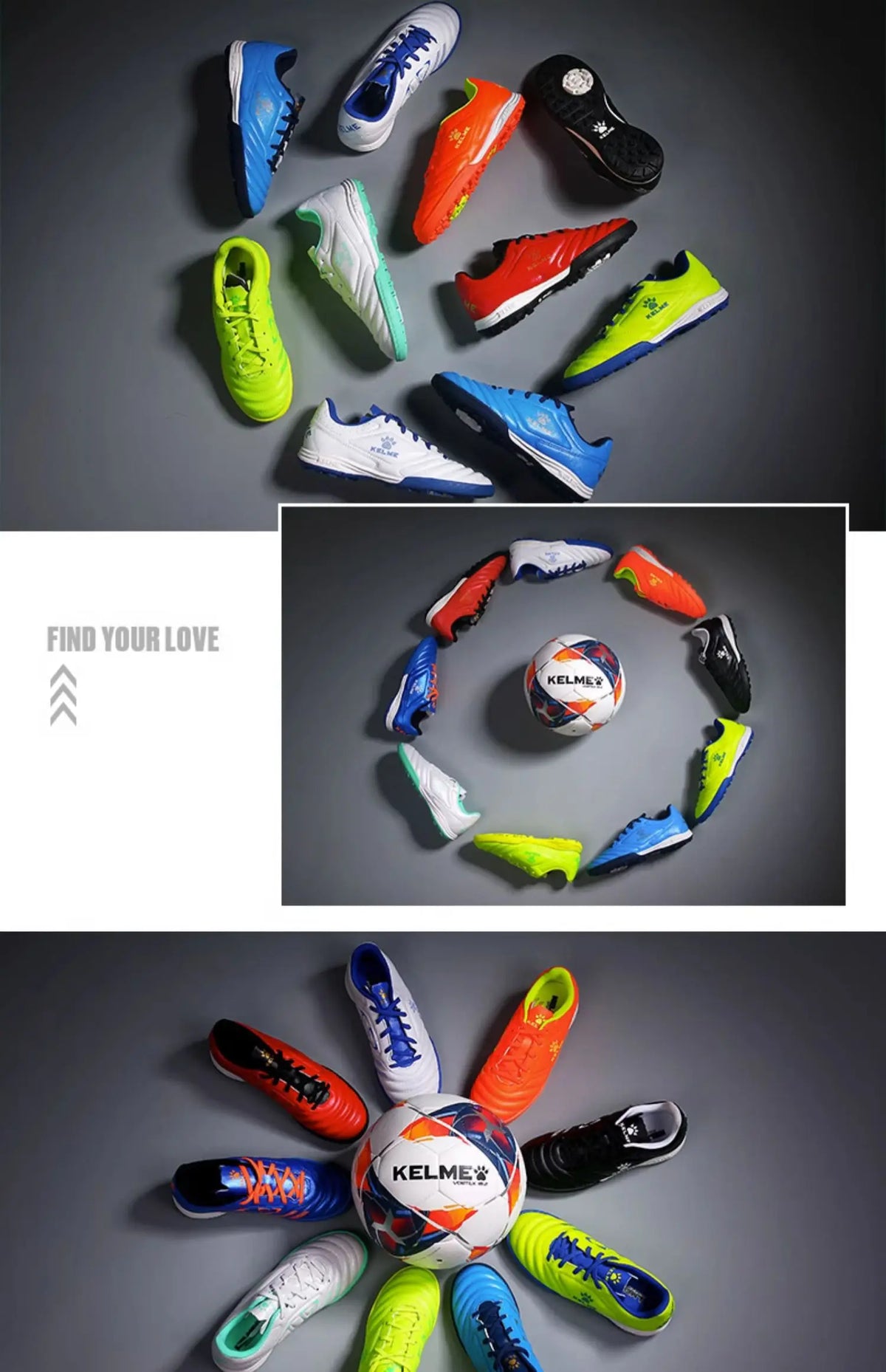 Kelme Tf Broken Nail Pantofi de fotbal pentru adulți și tineri Pantofi de fotbal antiderapanti pentru gazon artificial Pantofi de fotbal pentru jocul de cinci contra cinci Pantofi de fotbal sportivi