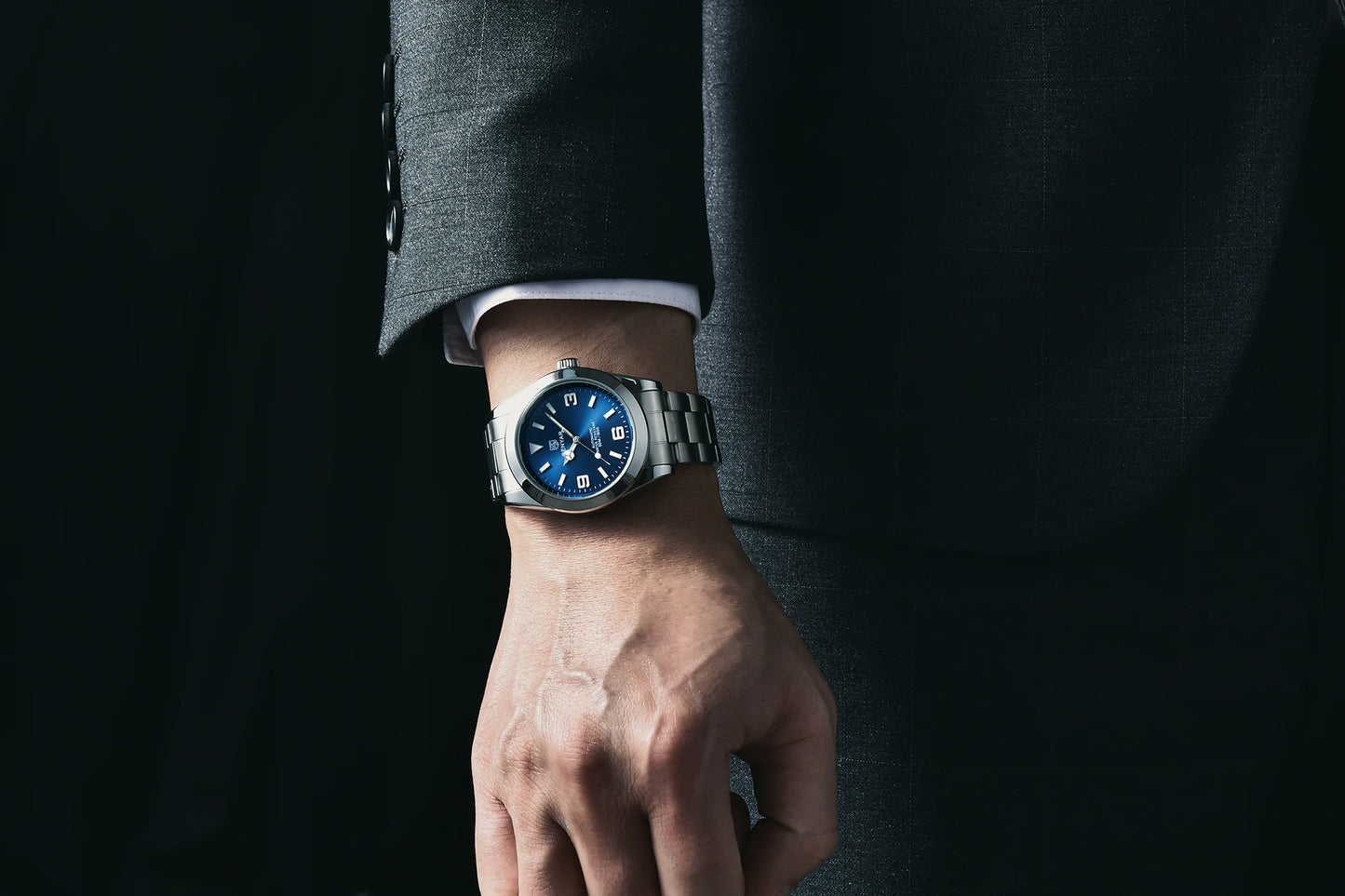 BENYAR 2025 New Men's Automatic Mechanical Watch Business Sports Luxury Men's Watches 50M Waterproof Clock Relogios Masculino