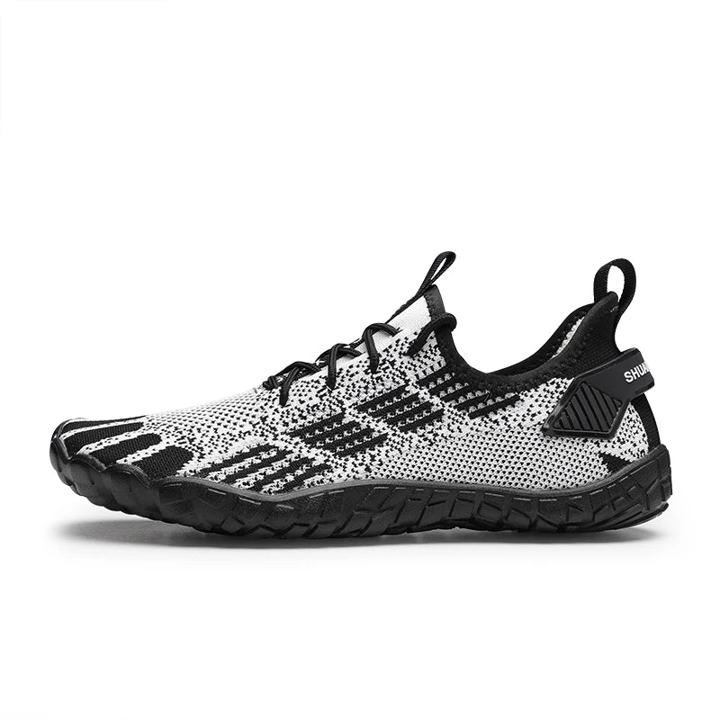 Water Shoes for Men Barefoot Beach Shoes Breathable Sport Shoes Quick Dry River White Sea Aqua Sneakers Soft Beach Sneakers