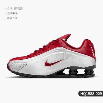 Nike Authentic Shox R4 moški nizki športni čevlji z vezalkami in odporno zračno kolono HQ1988-009