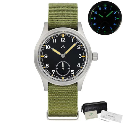 Militado D12 Quartz Watch Men VD78 Movement Domed Sapphire Crystal V2 Clear AR Coating Wristwatch 10Bar Water Resistance Watches