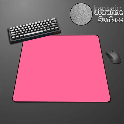 Alfombrilla de ratón Black Speed de color puro, alta elasticidad, base antideslizante, alfombrilla gaming premium para e-sports con superficie ultrafina, deskmat