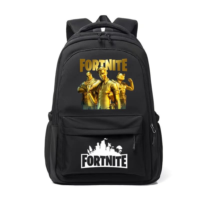 Fortnites Kids Backpack Portable Large Capacity Student Schoolbag Cartoon Printed Shoulder Bag School Supplies for Boys Gift