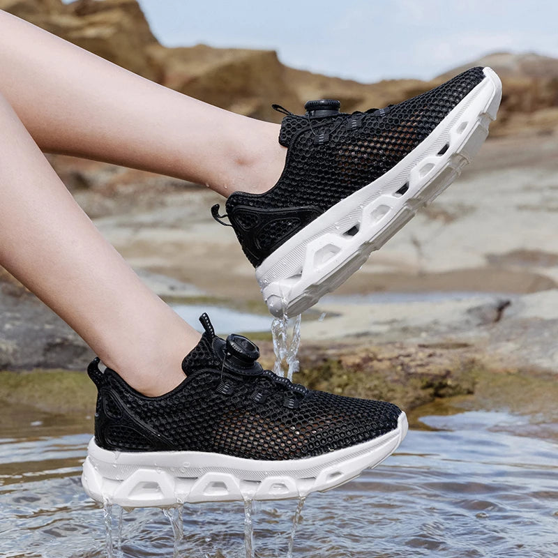 2026 Men and Women Quick-Dry Wading Shoes, Water Breathable AquaIn Upstream Antiskid Outdoor Sports Wearproof Beach Sneakers, Sizes 39-46