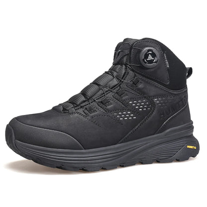 Pantofi din piele HUMTTO pentru bărbați, pentru iarnă, camping și activități în aer liber, pantofi sport pentru bărbați, bocanci de trekking respirabili, adidași antiderapanti pentru drumeții