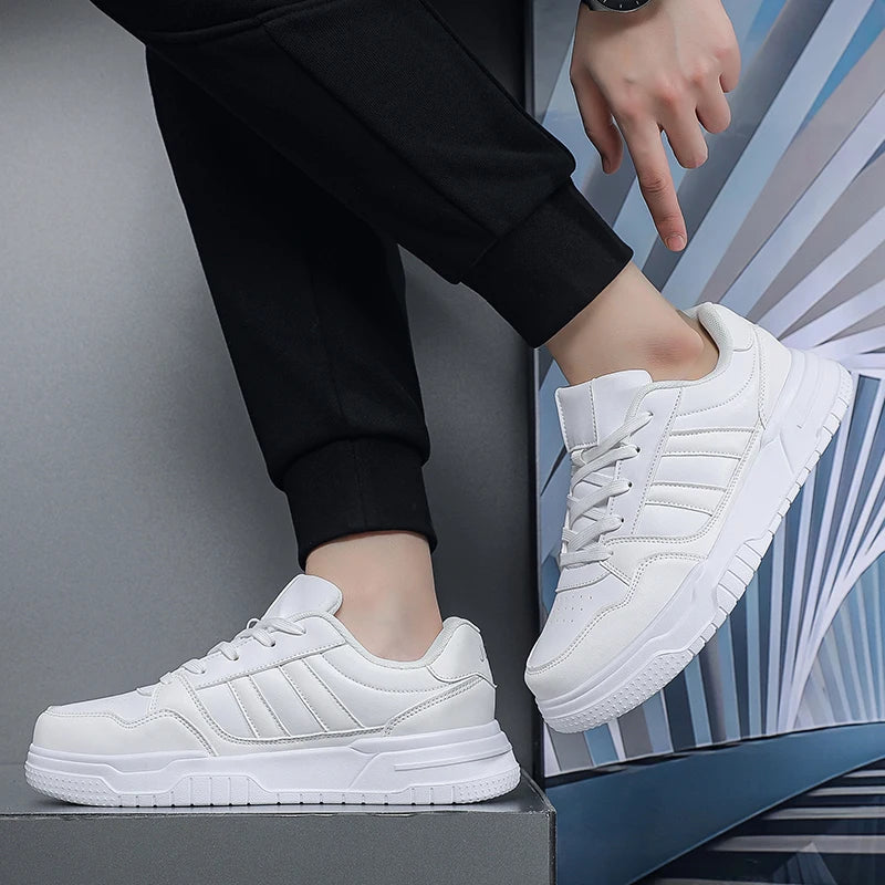 Plus Big Size 50 51 52 Leren herensneakers Casual sportschoenen Platte skateboardschoenen voor dropshipping