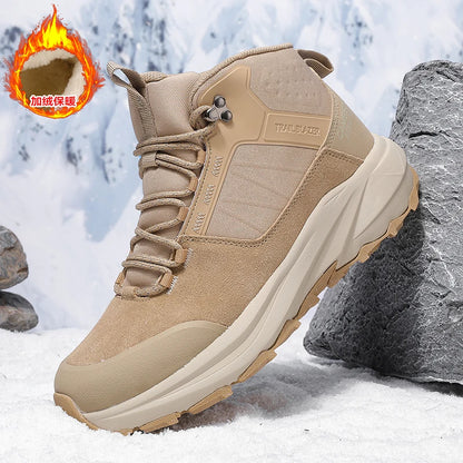 CAMSSOO Hiking Shoes Men Snow boots Outdoor Sports Climbing Shoes women Trekking Sneakers ankle boots hunting shoes travel boots