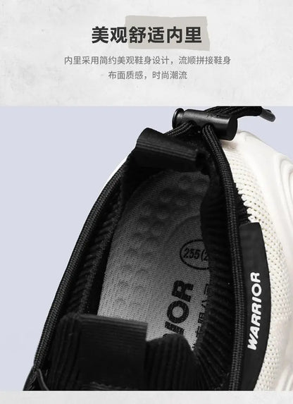 Warrior Original Brand Moški športni copati Trend Mesh Dihajoči Mehki dizajn Športni copati Poletni copati za hojo in tek Moški copati za prosti čas