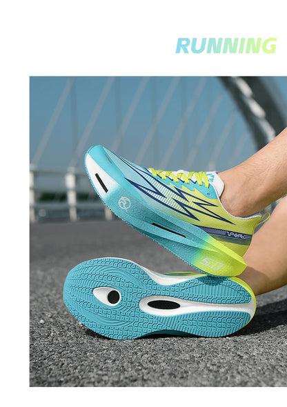 5.0 MIX Carbon Plate Running Shoes for Men and Women Racing Marathon Stable Rebound Shock-absorbing Training Sneakers