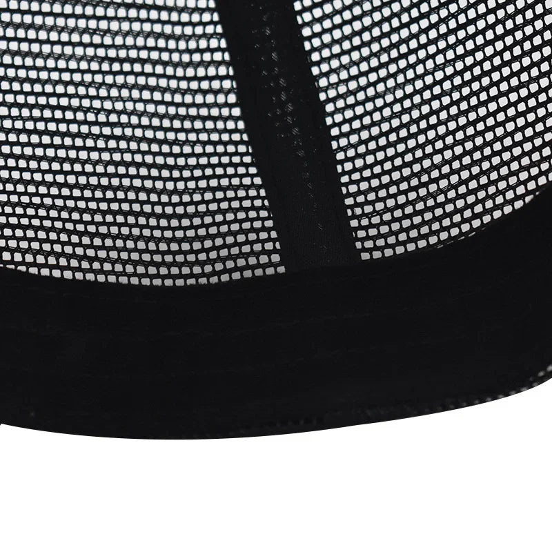 Summer Mesh Baseball Cap Women Men ENJOY LIFE Letter Patch Snapback Hat Casual Breathable Unisex Street Hip Hop Trucker Caps