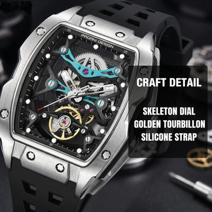 2026 Pagani Design new men's watch 50 meter waterproof stainless steel case luminous dial fashionable men's mechanical watch