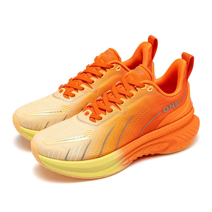 ONEMIX Nieuwe hardloopschoenen met demping voor heren, geschikt voor intensieve hardlopers, met veters, sportschoenen voor dames, antislip, outdoor, atletische herensneakers