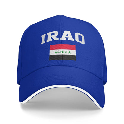 Women Men Iraq Flag Iraqi Outdoor Hat  Sun Cap Casual Baseball Cap Sunscreen Hats