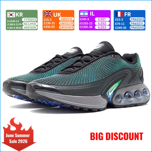 Nike Air Max Dn Men's Running Shoes Dynamic Air Cushioning Lightweight Responsive Comfort for Daily Running Training DV3337-010