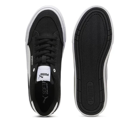 PUMA Court Classic Vulc FS Unisex 2026 Nouvelles baskets décontractées basses Noir Blanc 396353-03