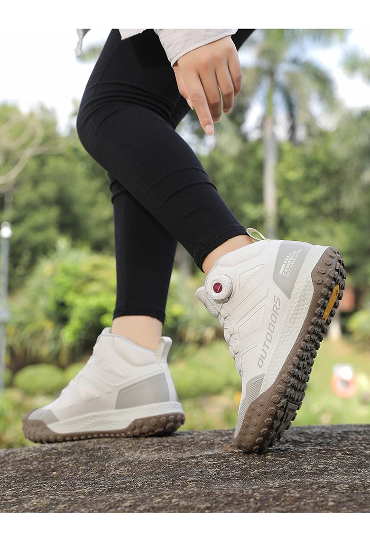 CAMSSOO Hiking Shoes Men Snow boots Outdoor Sports Climbing Shoes women Trekking Sneakers ankle boots hunting shoes travel boots